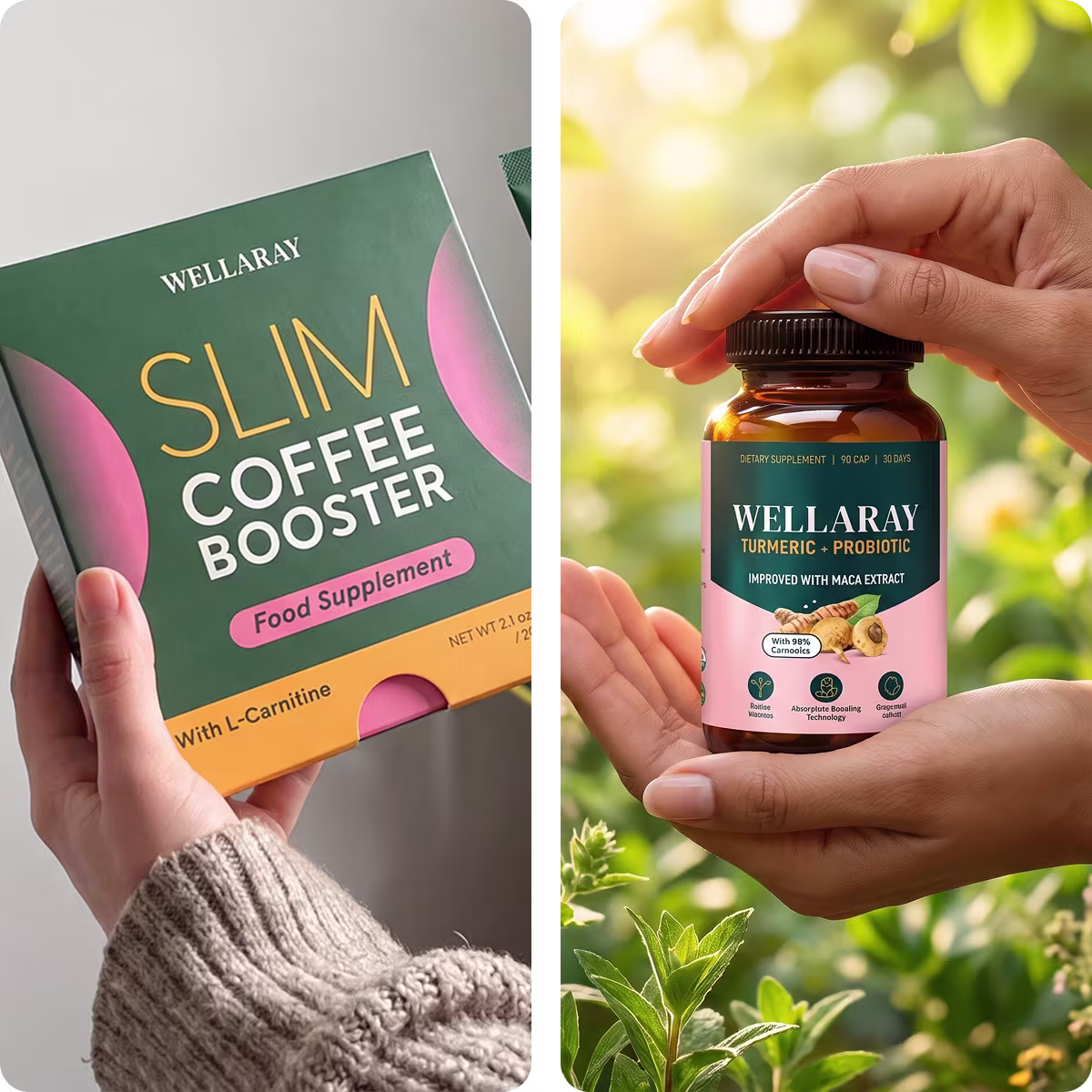 Wellaray Coffee Booster and Probiotic Blend